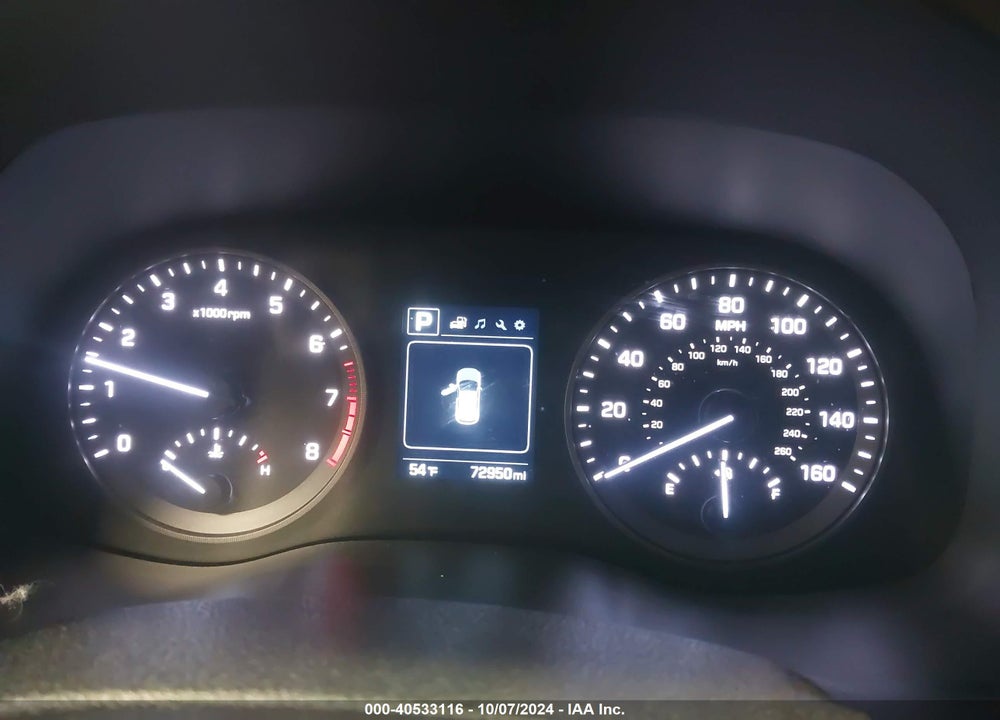 2017 HYUNDAI TUCSON SE VIN: KM8J3CA49HU435386