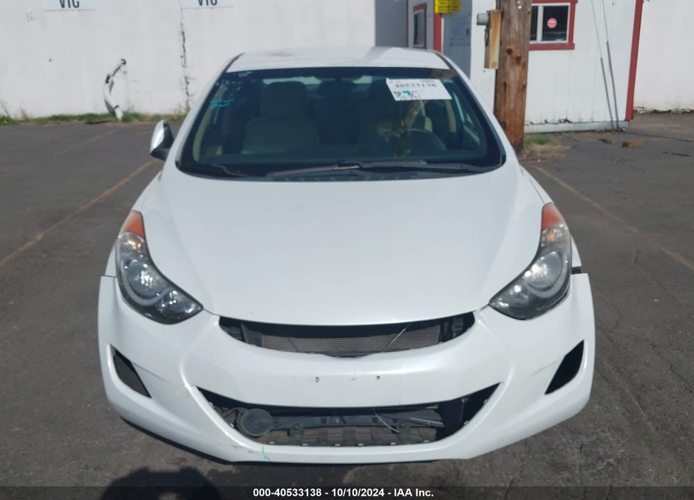2011 HYUNDAI ELANTRA GLS VIN: 5NPDH4AEXBH035145