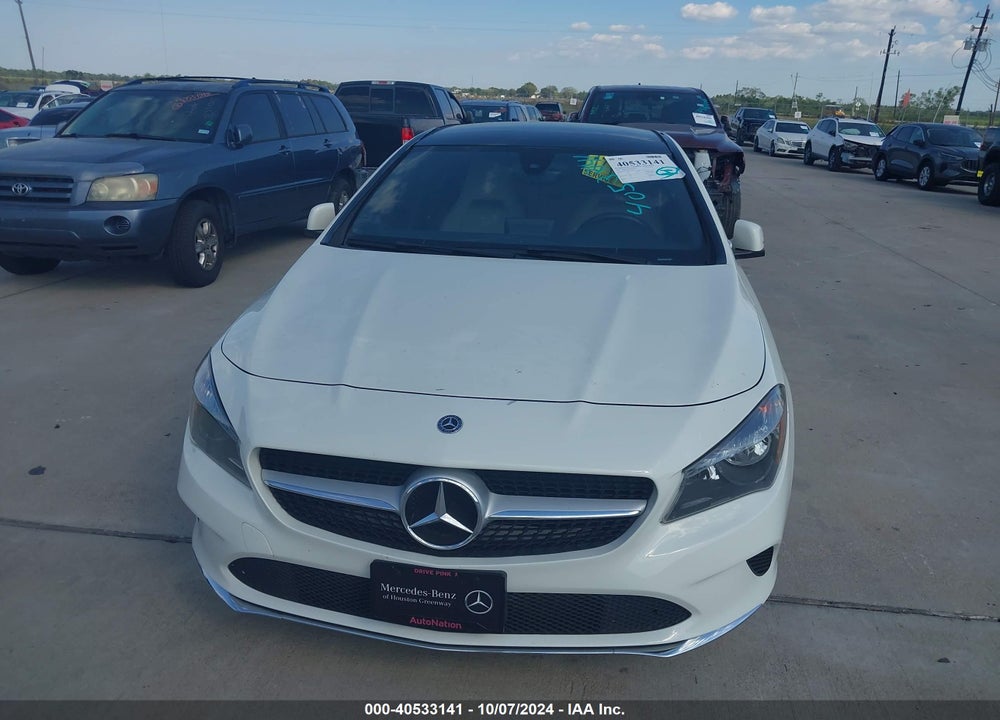 2018 MERCEDES-BENZ CLA 250 VIN: WDDSJ4EBXJN615883