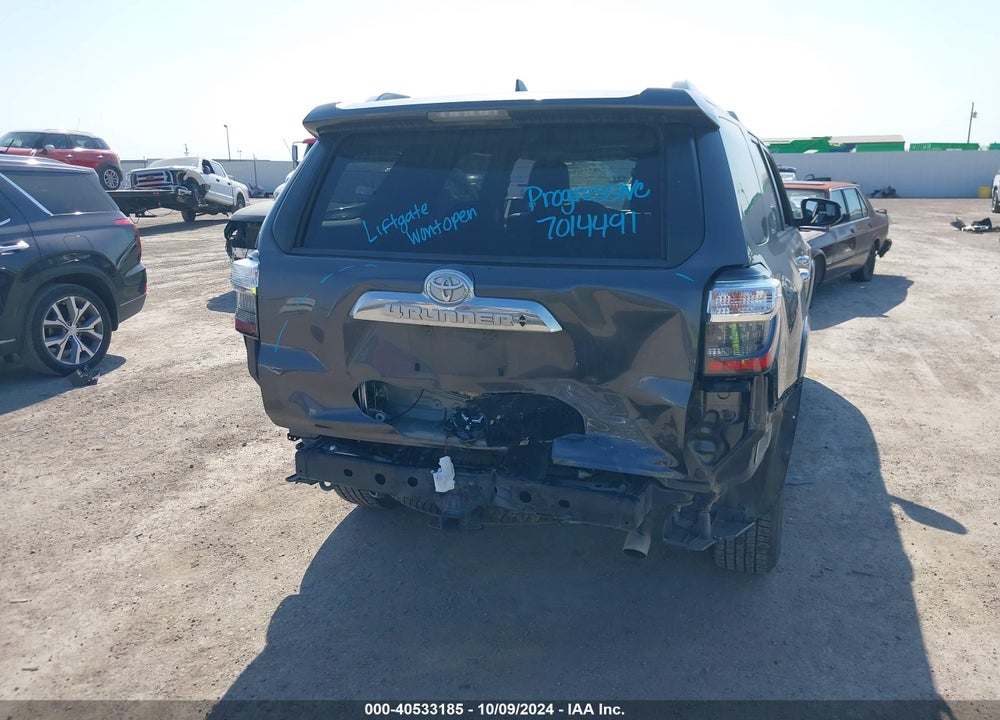2016 TOYOTA 4RUNNER LIMITED VIN: JTEZU5JR1G5125295