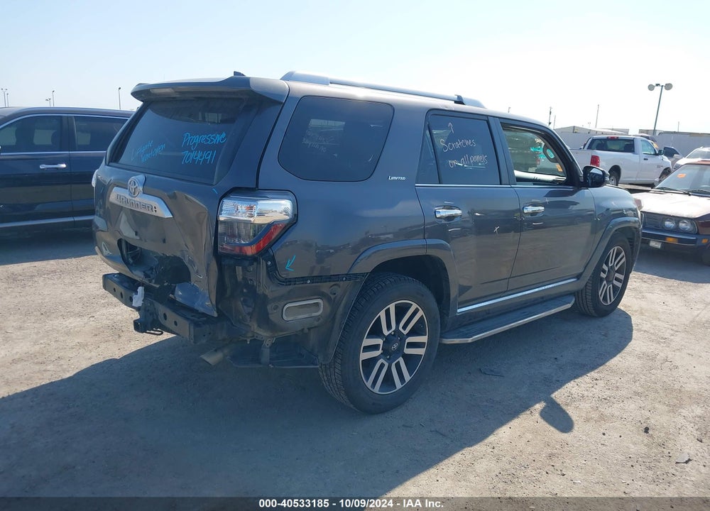 2016 TOYOTA 4RUNNER LIMITED VIN: JTEZU5JR1G5125295