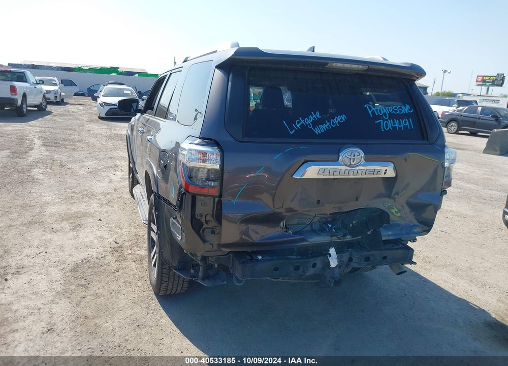 2016 TOYOTA 4RUNNER LIMITED VIN: JTEZU5JR1G5125295