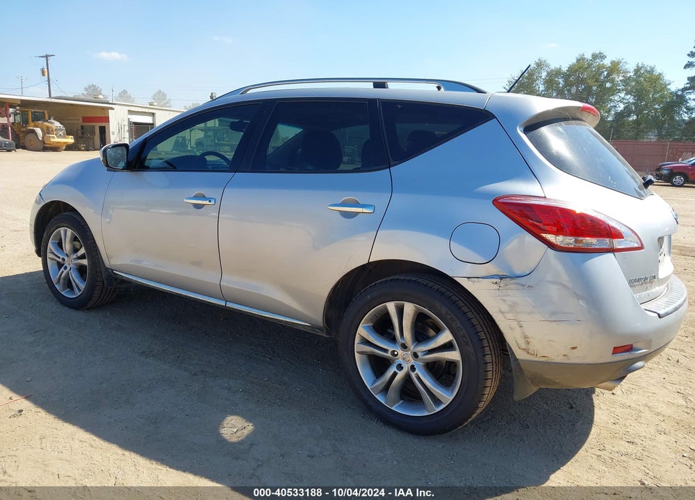 2011 NISSAN MURANO LE VIN: JN8AZ1MW9BW159781