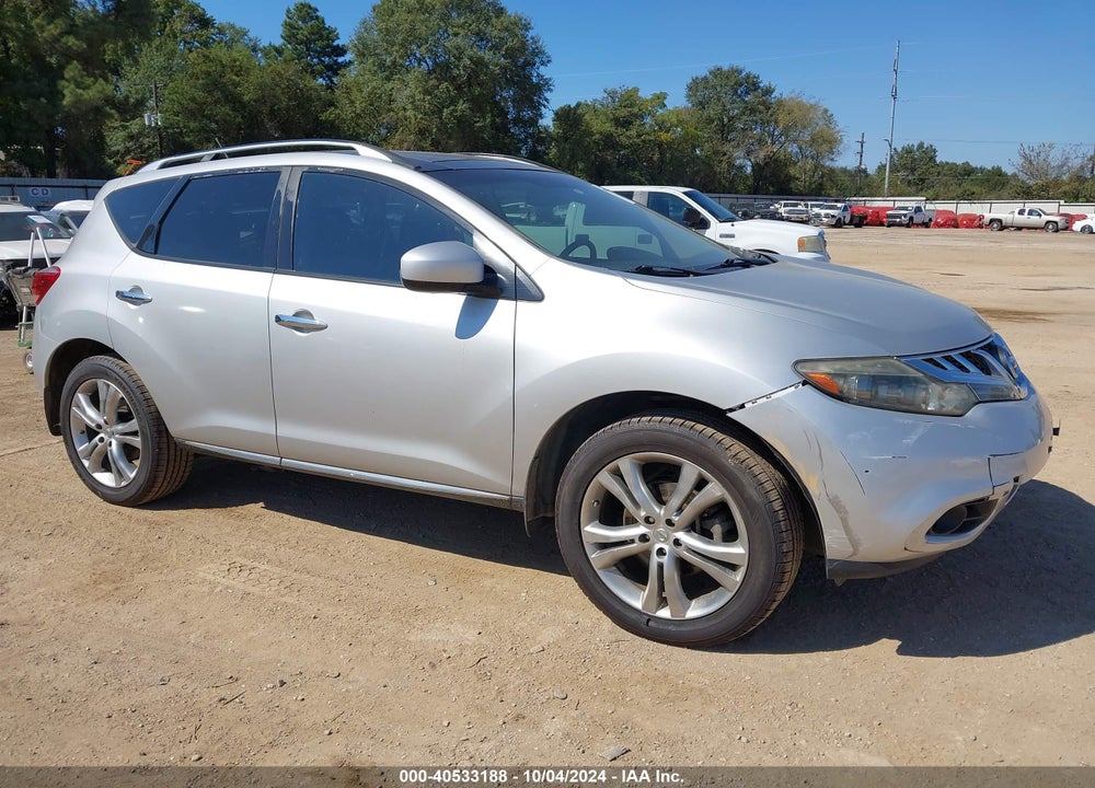 2011 NISSAN MURANO LE VIN: JN8AZ1MW9BW159781