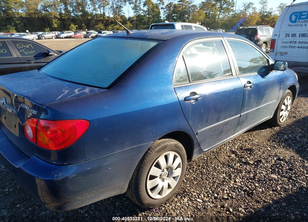 2004 TOYOTA COROLLA LE VIN: 2T1BR32E84C289990