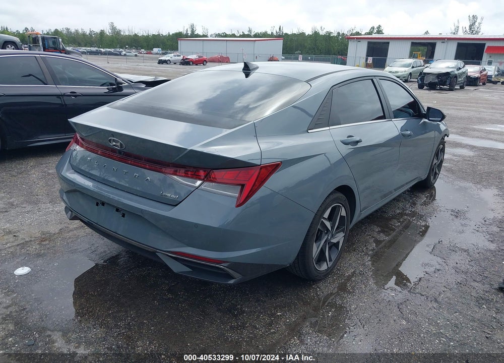 2021 HYUNDAI ELANTRA LIMITED VIN: KMHLP4AG8MU113054