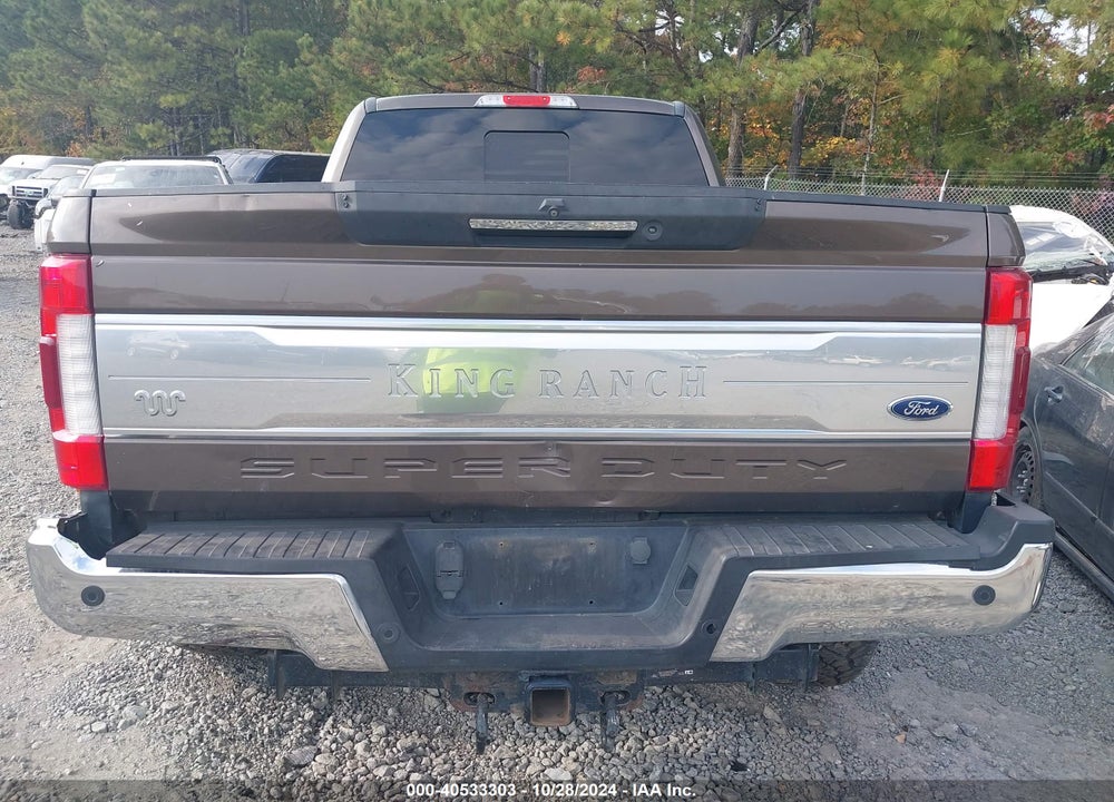 2017 FORD F-350 KING RANCH VIN: 1FT8W3BT5HED03364