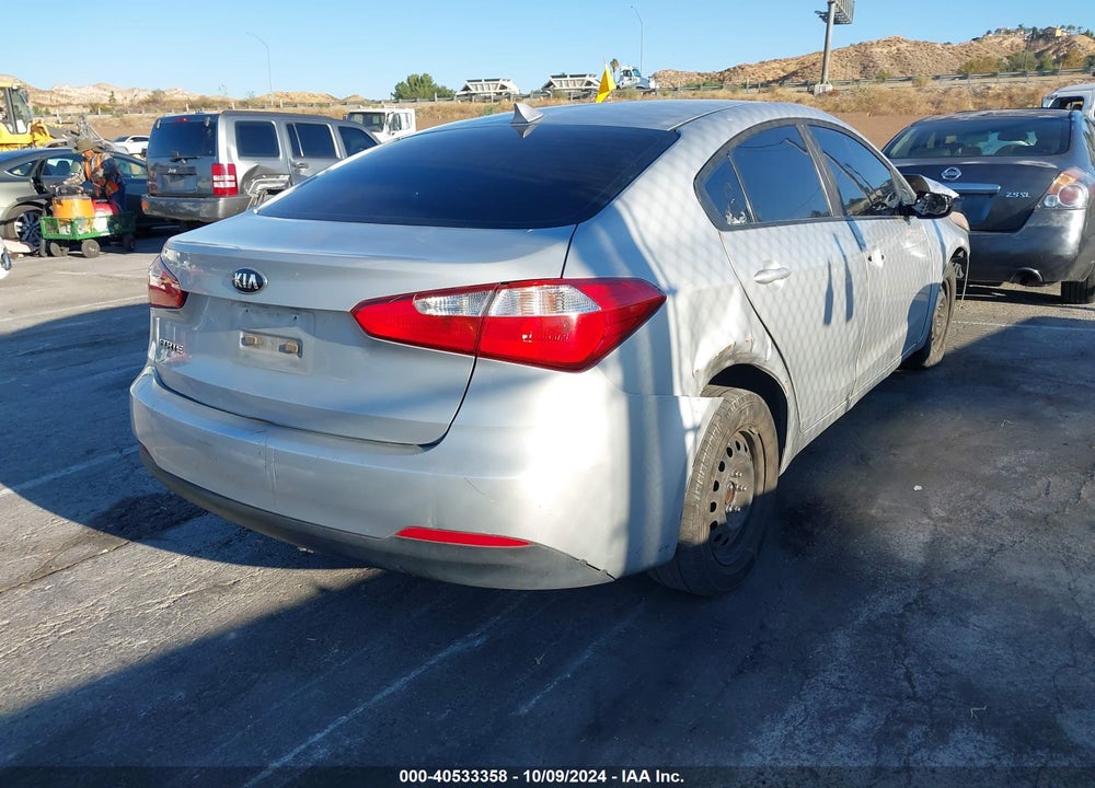 2016 KIA FORTE LX VIN: KNAFK4A69G5614358