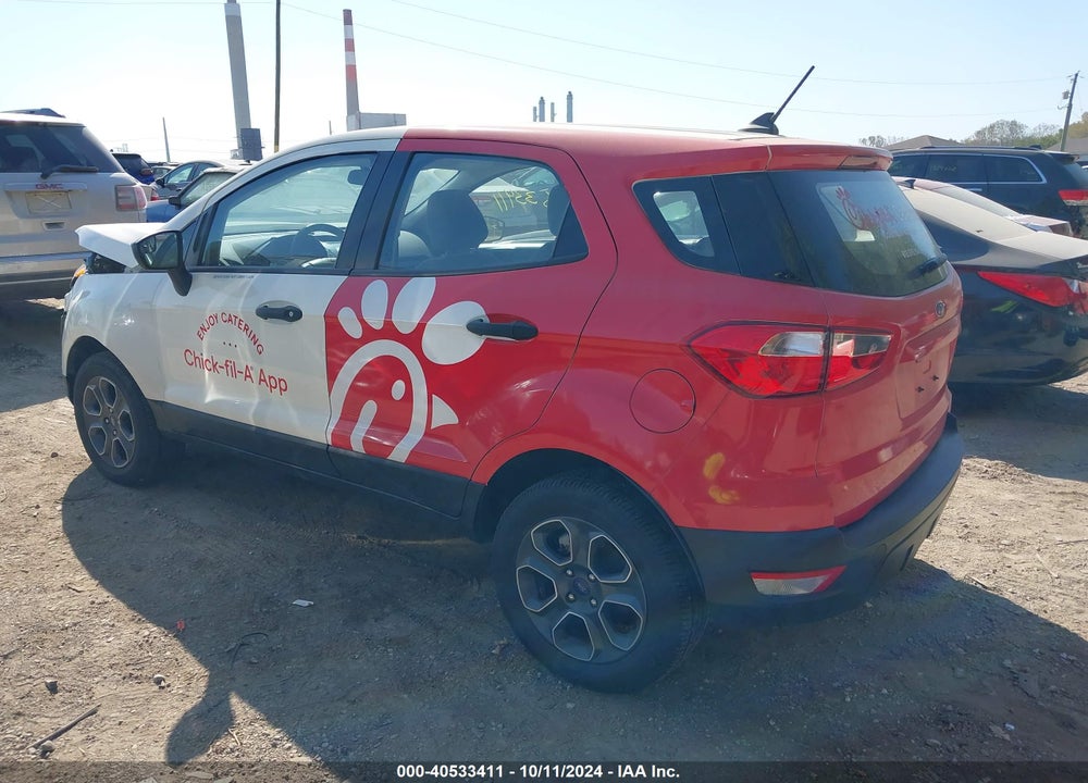 2022 FORD ECOSPORT S VIN: MAJ6S3FLXNC459958
