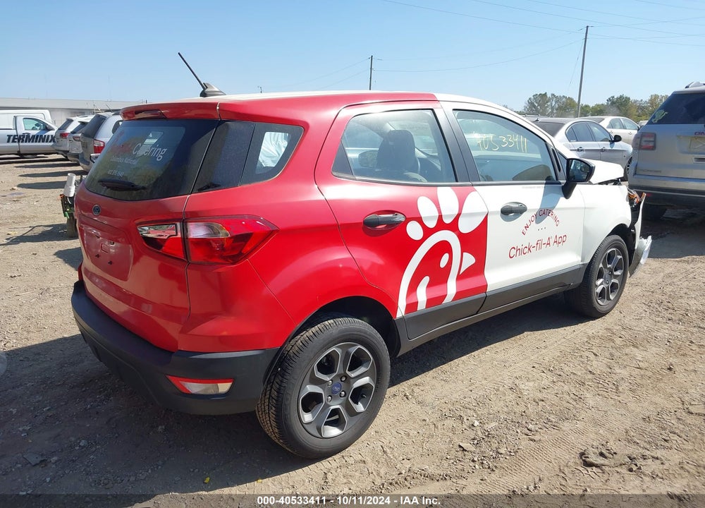 2022 FORD ECOSPORT S VIN: MAJ6S3FLXNC459958