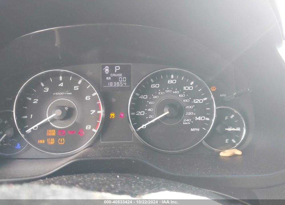 2011 SUBARU OUTBACK 2.5I LIMITED VIN: 4S4BRBJC3B3358970