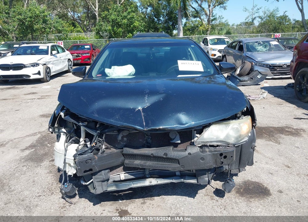 2014 TOYOTA CAMRY SE VIN: 4T1BF1FK2EU395932