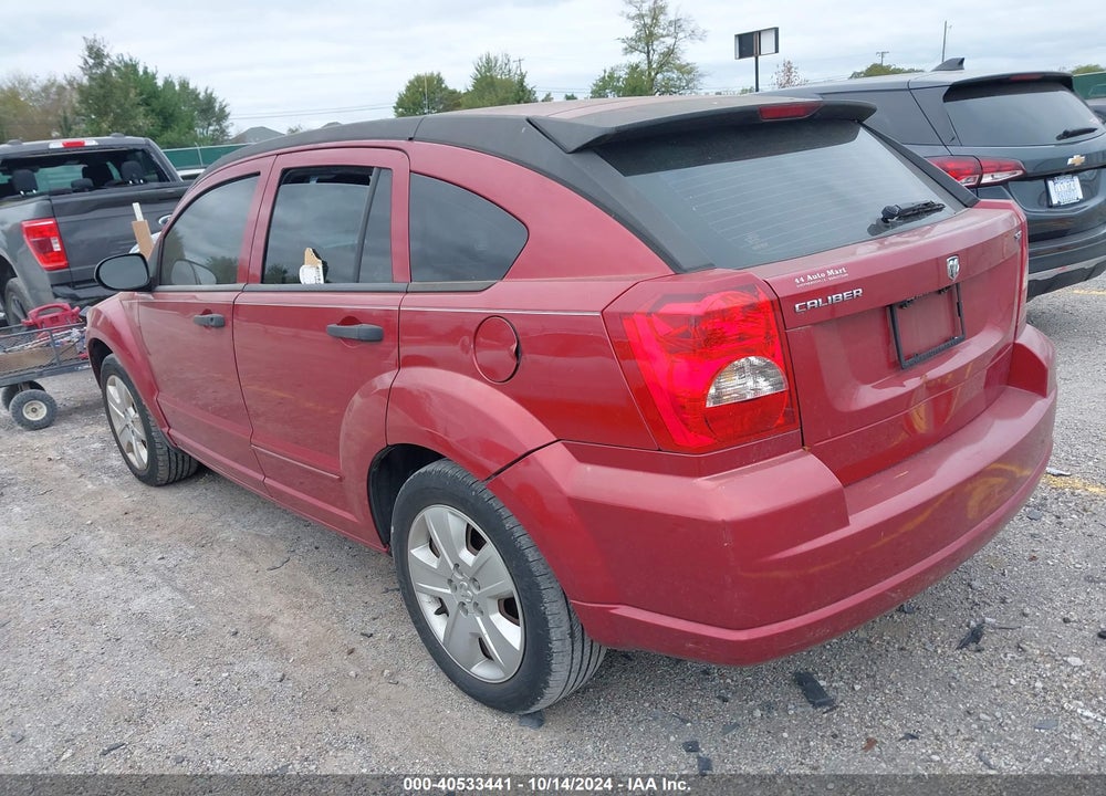 2007 DODGE CALIBER SXT VIN: 1B3HB48B47D163572