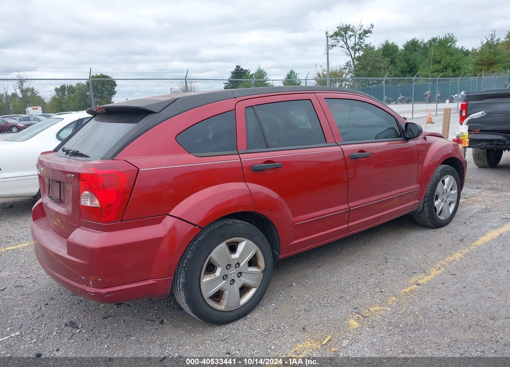 2007 DODGE CALIBER SXT VIN: 1B3HB48B47D163572