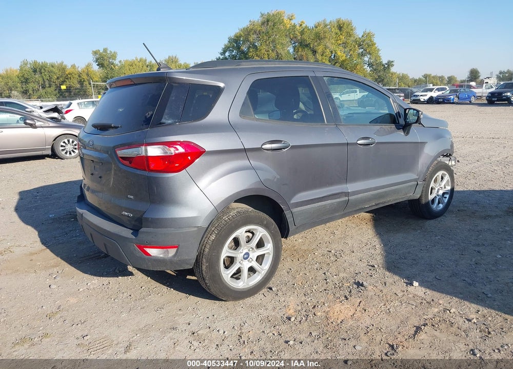 2019 FORD ECOSPORT SE VIN: MAJ6S3GL7KC293456