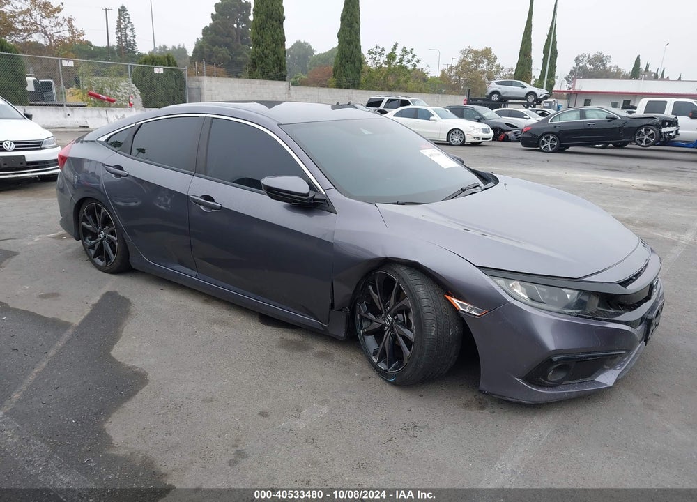 2020 HONDA CIVIC SPORT VIN: 19XFC2F81LE214498