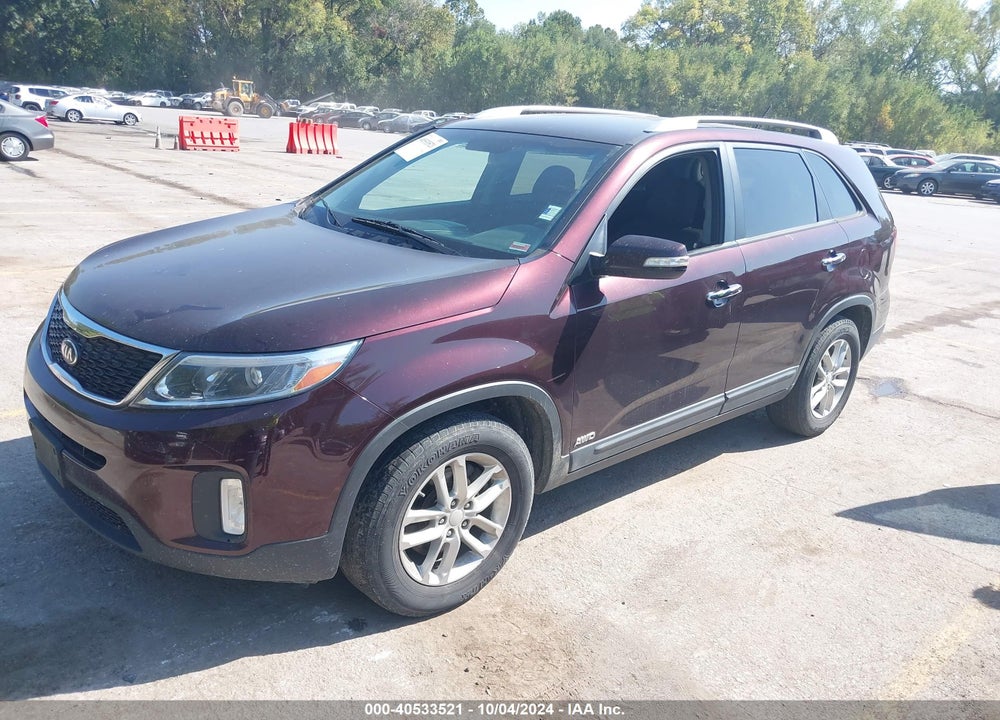 2014 KIA SORENTO LX VIN: 5XYKTCA68EG496932