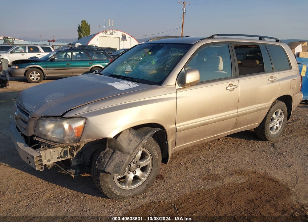 2005 TOYOTA HIGHLANDER V6 VIN: JTEEP21A450125655