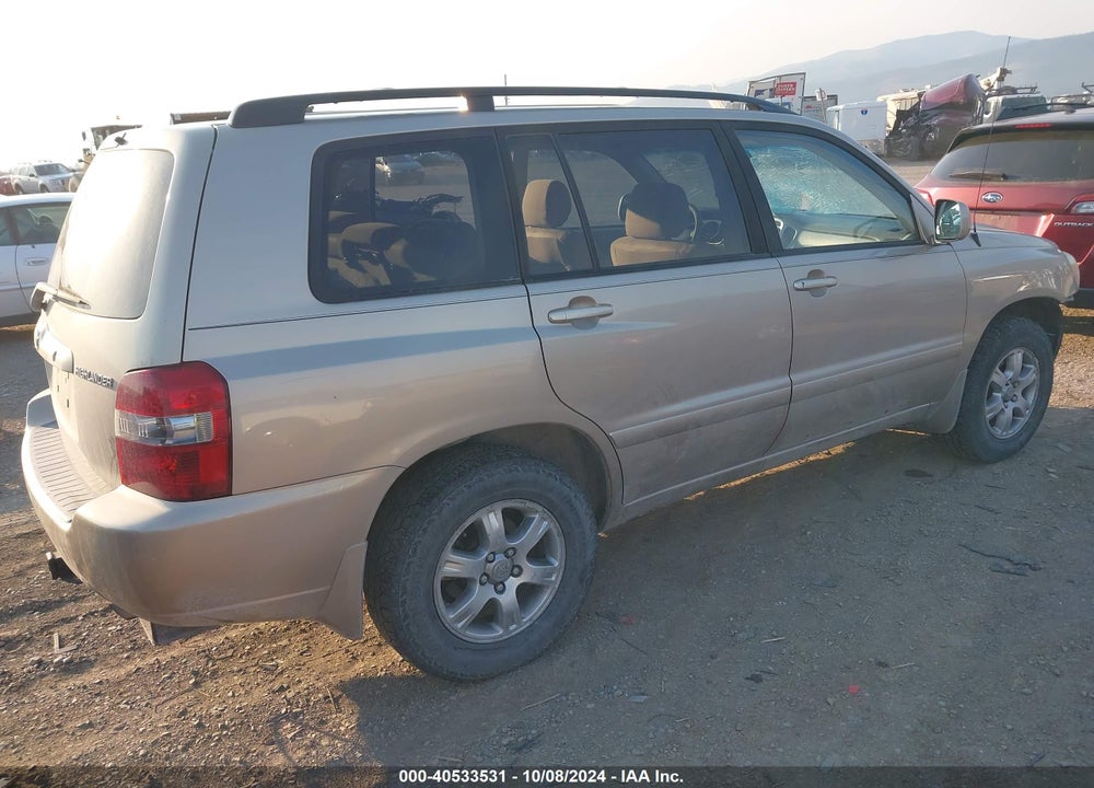 2005 TOYOTA HIGHLANDER V6 VIN: JTEEP21A450125655