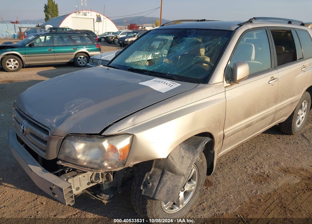 2005 TOYOTA HIGHLANDER V6 VIN: JTEEP21A450125655