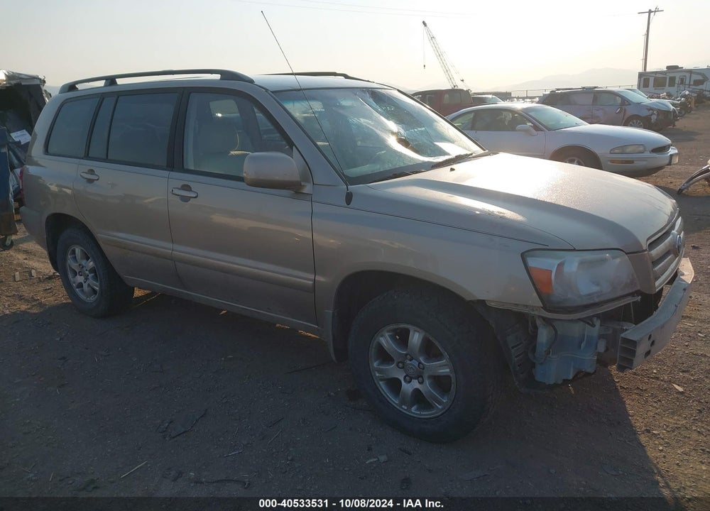 2005 TOYOTA HIGHLANDER V6 VIN: JTEEP21A450125655