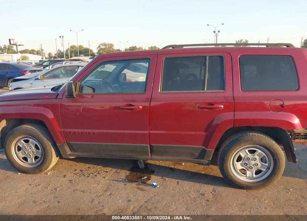 2015 JEEP PATRIOT SPORT VIN: 1C4NJPBA3FD379613