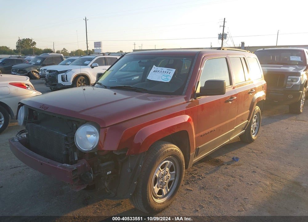 2015 JEEP PATRIOT SPORT VIN: 1C4NJPBA3FD379613