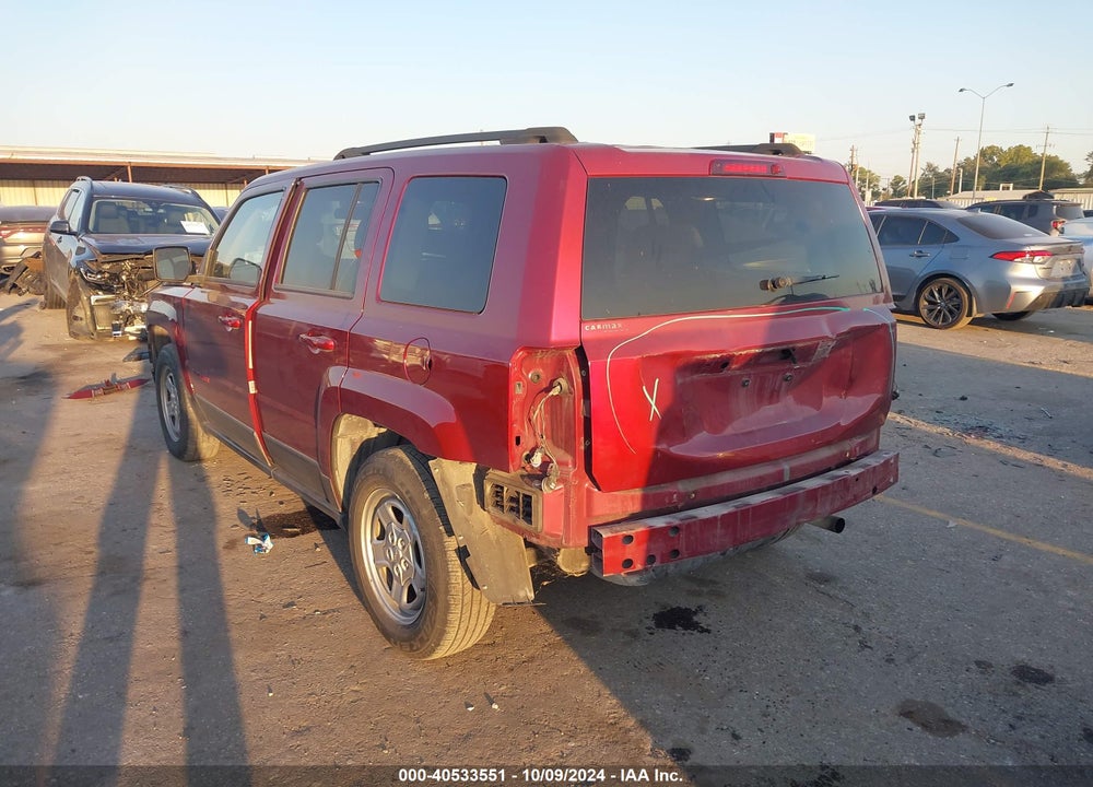 2015 JEEP PATRIOT SPORT VIN: 1C4NJPBA3FD379613