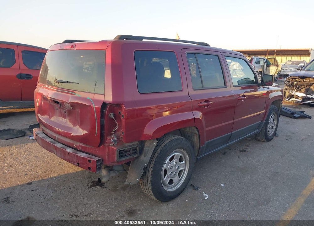 2015 JEEP PATRIOT SPORT VIN: 1C4NJPBA3FD379613