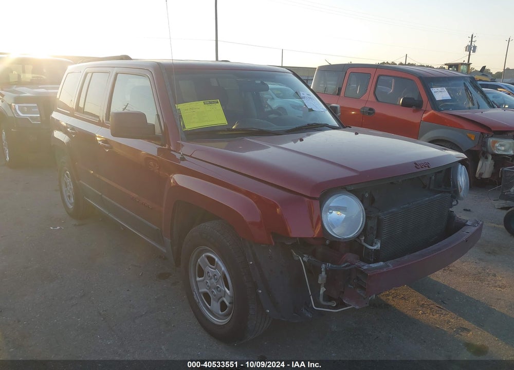 2015 JEEP PATRIOT SPORT VIN: 1C4NJPBA3FD379613