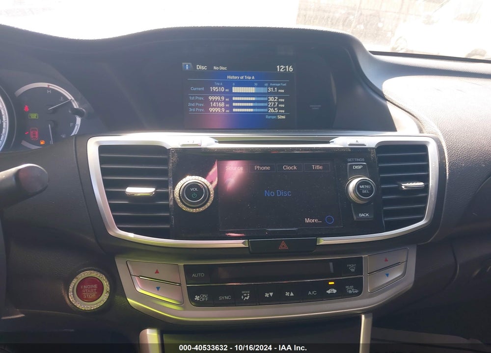 2015 HONDA ACCORD EX-L VIN: 1HGCR2F89FA015919