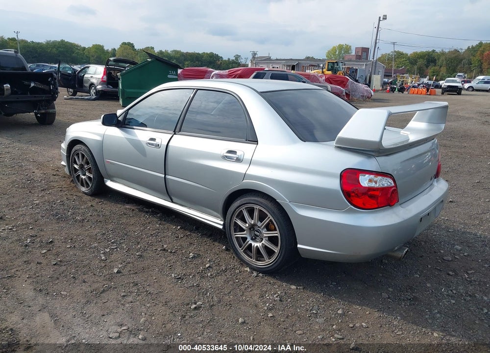 2005 SUBARU IMPREZA WRX STI VIN: JF1GD70695L516272