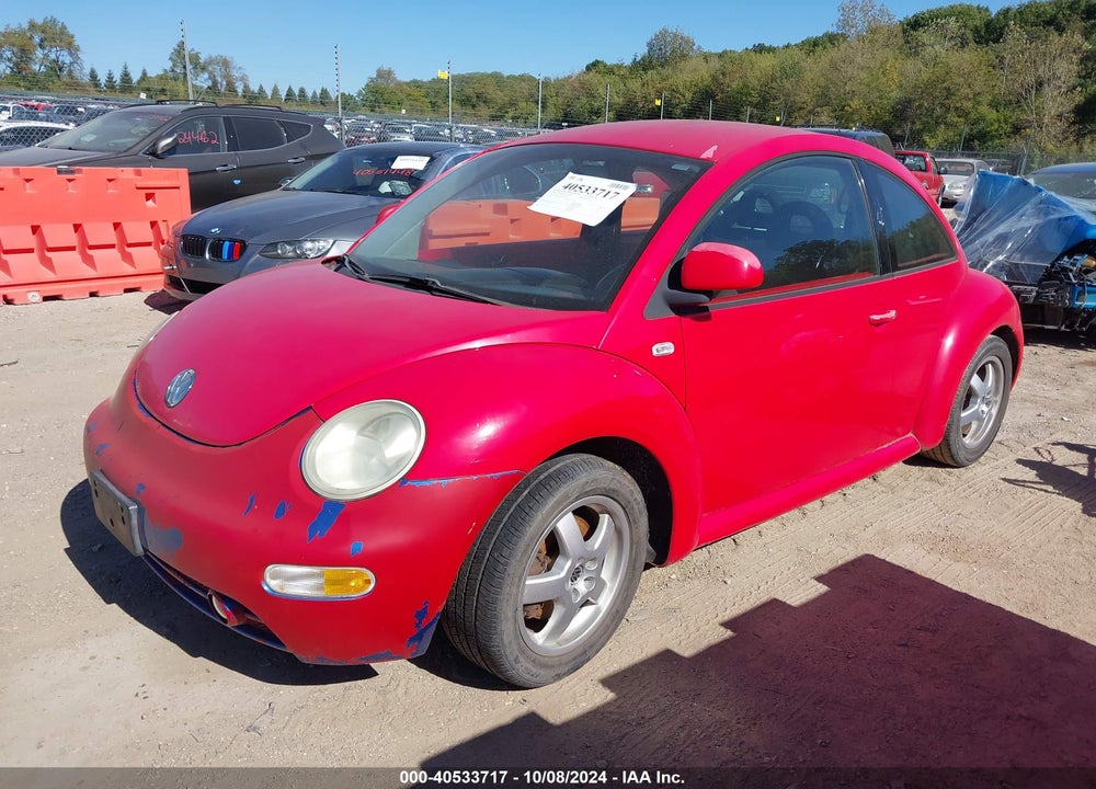 2000 VOLKSWAGEN NEW BEETLE GLS 1.8L TURBO VIN: 3VWCD21C0YM458357