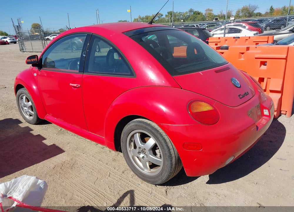 2000 VOLKSWAGEN NEW BEETLE GLS 1.8L TURBO VIN: 3VWCD21C0YM458357