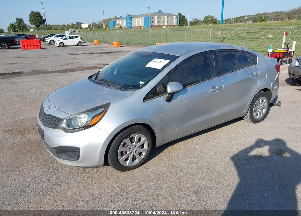 2013 KIA RIO LX VIN: KNADM4A37D6306604