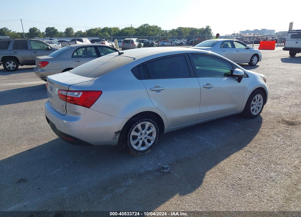 2013 KIA RIO LX VIN: KNADM4A37D6306604