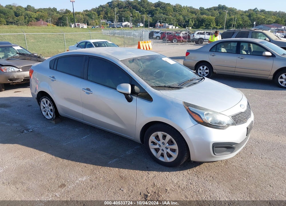 2013 KIA RIO LX VIN: KNADM4A37D6306604