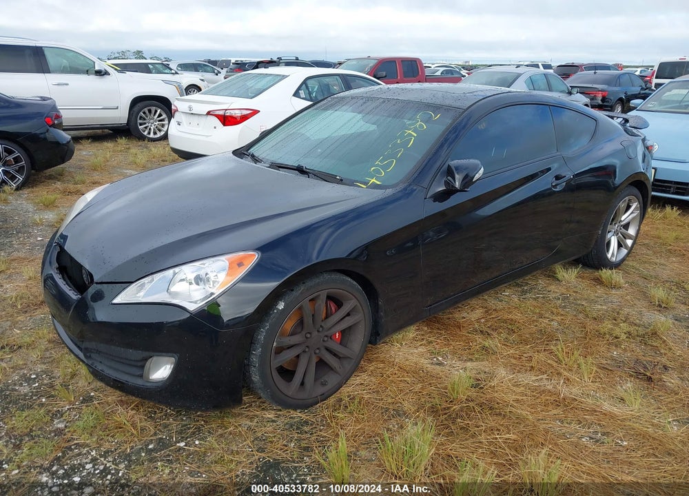 2010 HYUNDAI GENESIS 3.8 TRACK VIN: KMHHU6KH8AU021309
