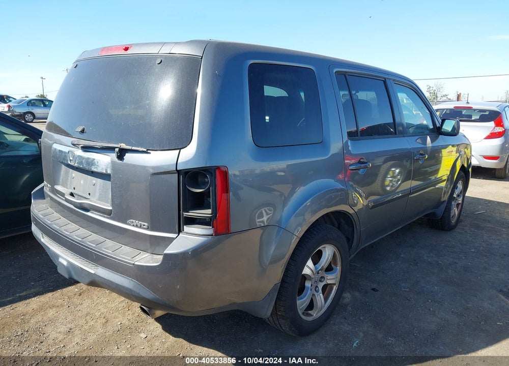 2013 HONDA PILOT EX VIN: 5FNYF4H40DB053014