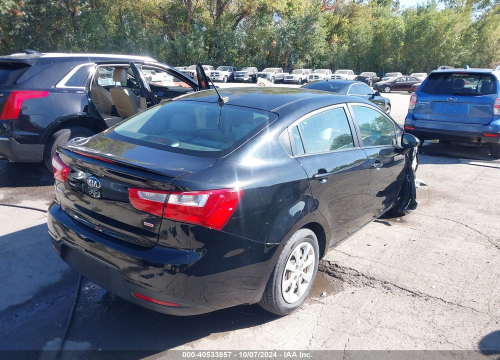 2015 KIA RIO LX VIN: KNADM4A30F6447744