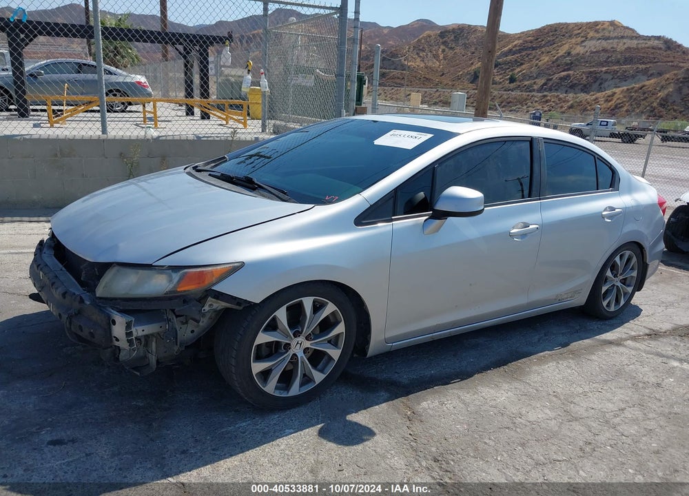 2012 HONDA CIVIC SI VIN: 2HGFB6E51CH702339