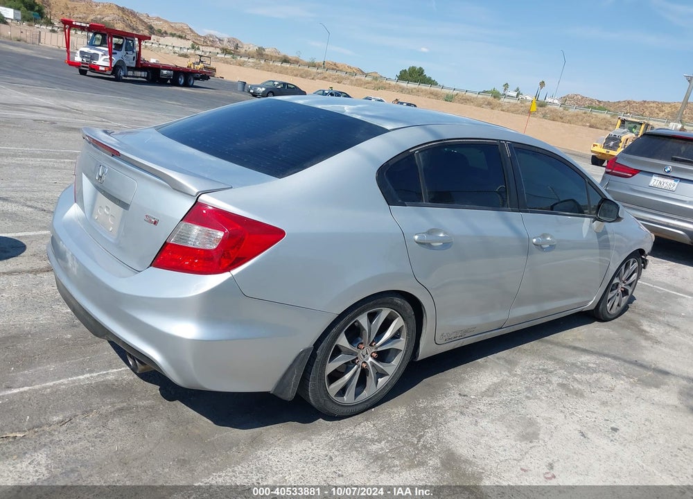 2012 HONDA CIVIC SI VIN: 2HGFB6E51CH702339
