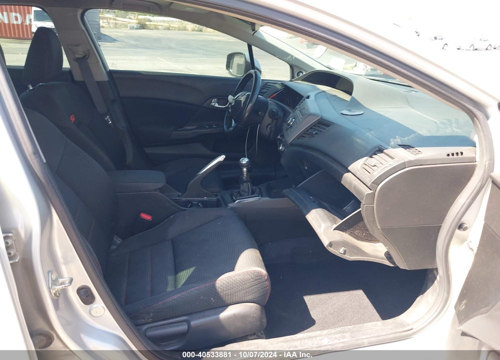 2012 HONDA CIVIC SI VIN: 2HGFB6E51CH702339