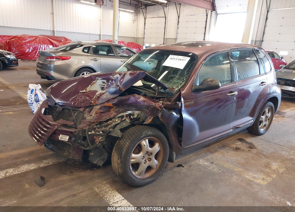 2002 CHRYSLER PT CRUISER TOURING VIN: 3C4FY58B12T242100