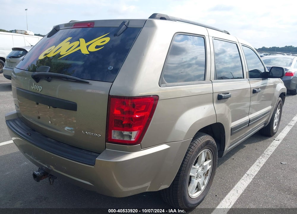 2005 JEEP GRAND CHEROKEE LAREDO VIN: 1J4GR48K05C674957