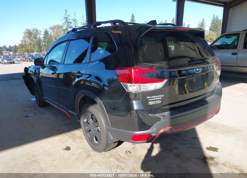 2019 SUBARU FORESTER SPORT VIN: JF2SKAPC2KH421524