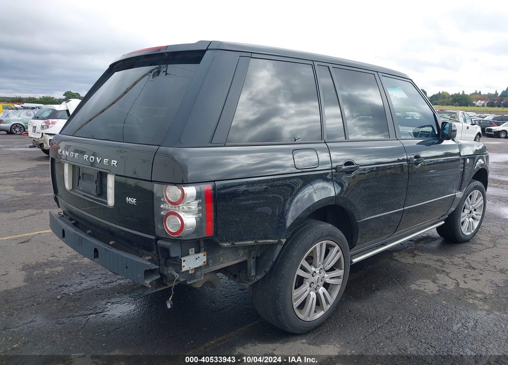 2011 LAND ROVER RANGE ROVER HSE VIN: SALMF1D47BA340089