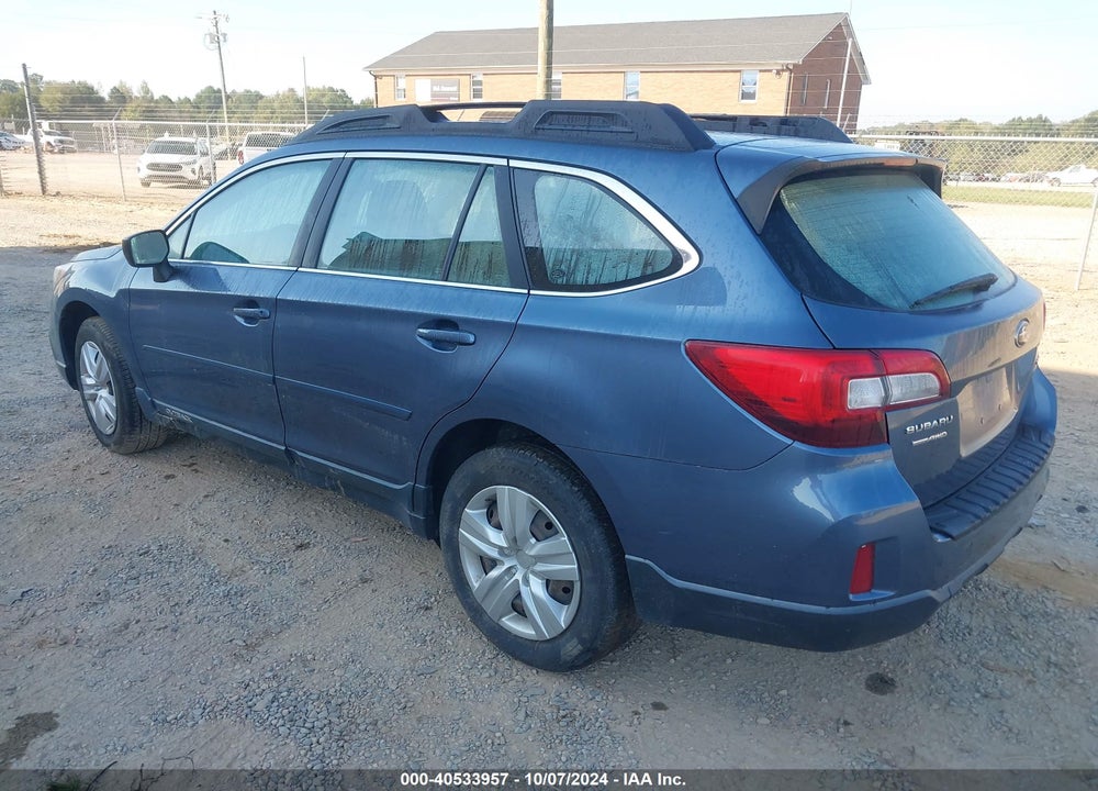 2015 SUBARU OUTBACK 2.5I VIN: 4S4BSAAC6F3356750