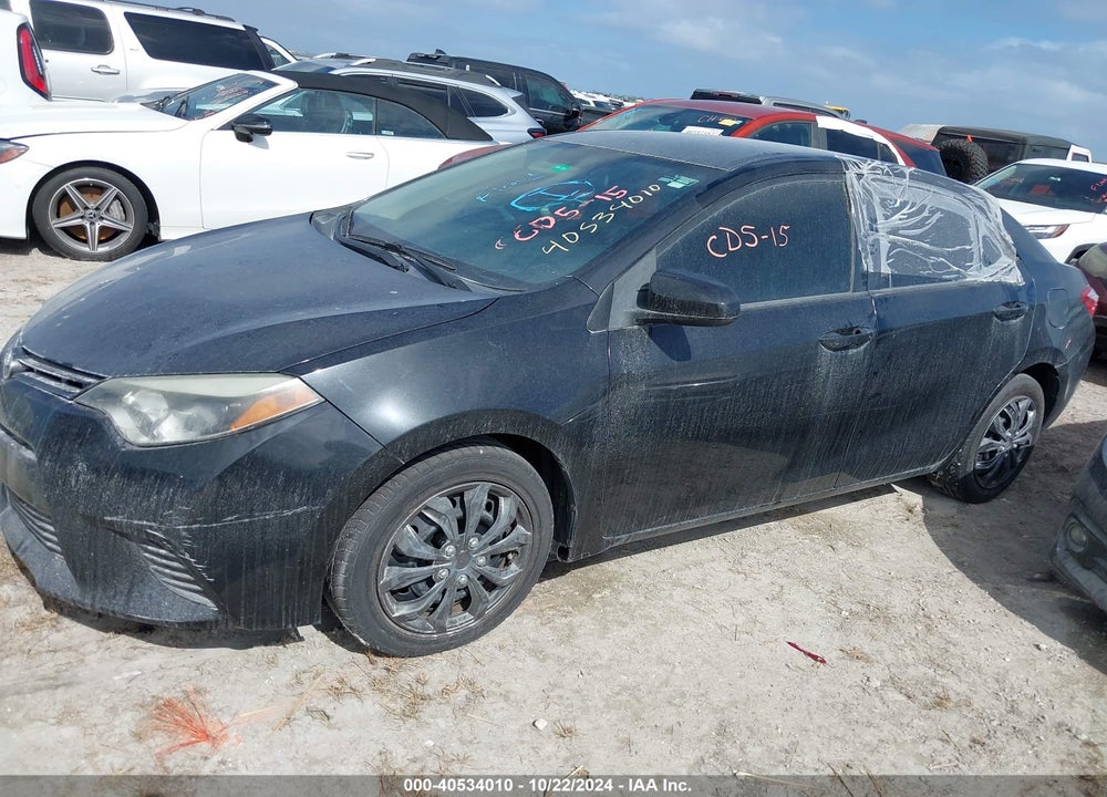 2015 TOYOTA COROLLA LE VIN: 5YFBURHE7FP337281
