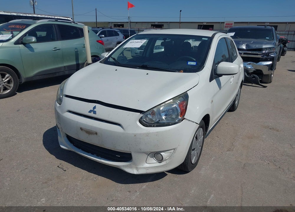 2015 MITSUBISHI MIRAGE DE/RF VIN: ML32A3HJ6FH039483